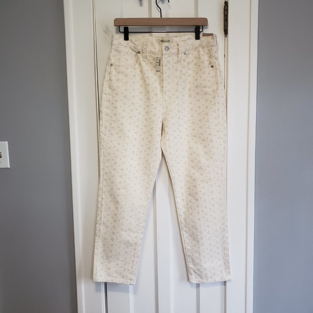 NWT Madewell Perfect Vintage Eyelet Jeans - Picture 3 of 9